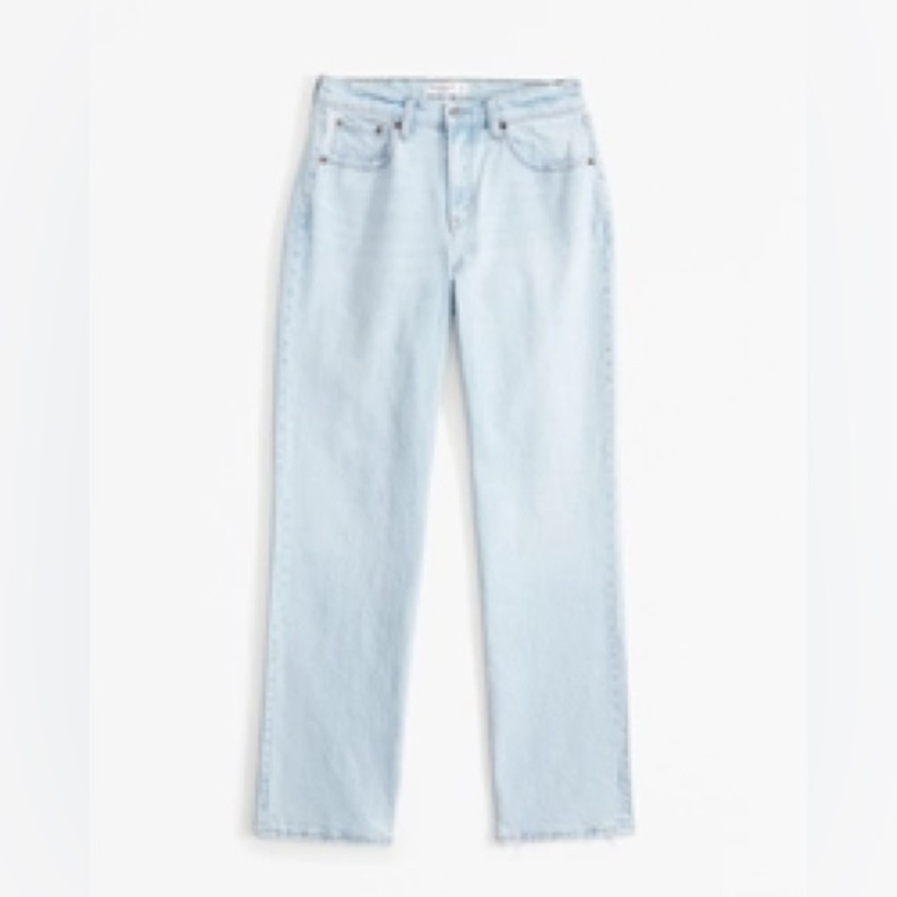 Abercrombie & Fitch Light Wash 90s Straight Jeans